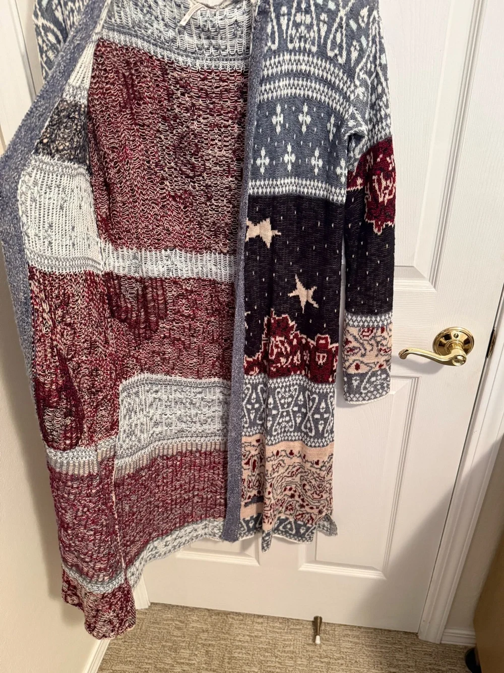 RARE Free People Americana Duster